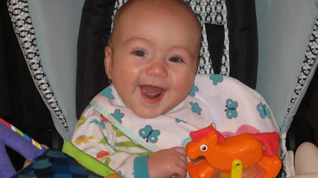 Antoine Hallé, 7 mois, Chambly
